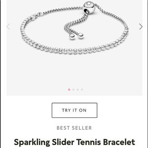 NWT.  Pandora tennis bracelet.